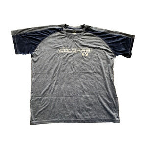 Champion Elite BYU Cougars Shirt Mens Size 2XL Athletic Dri Fit Pullover Top